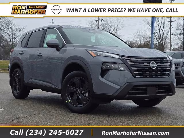 2026 Boulder Gray Pearl Nissan Rogue SV AWD SUV