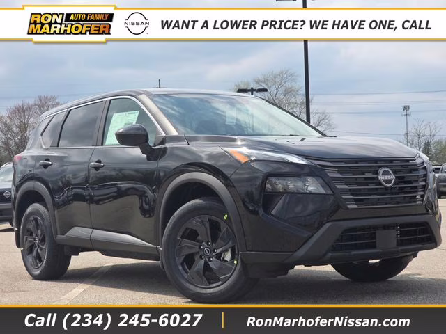 2026 Super Black Nissan Rogue SV AWD SUV
