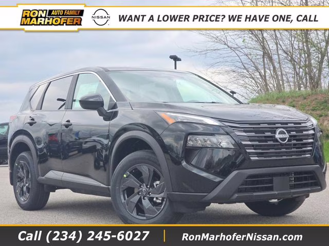 2026 Super Black Nissan Rogue SV AWD SUV