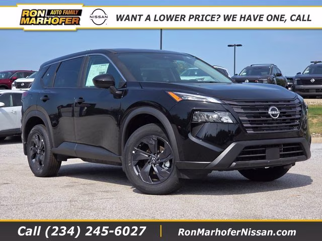 2026 Super Black Nissan Rogue SV AWD SUV
