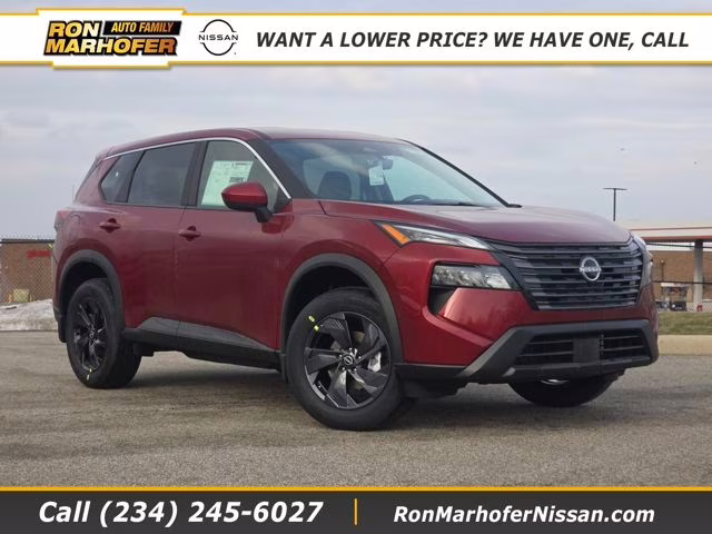2026 Scarlet Ember Tintcoat Nissan Rogue SV AWD SUV