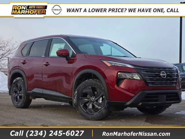 2026 Scarlet Ember Tintcoat Nissan Rogue SV AWD SUV