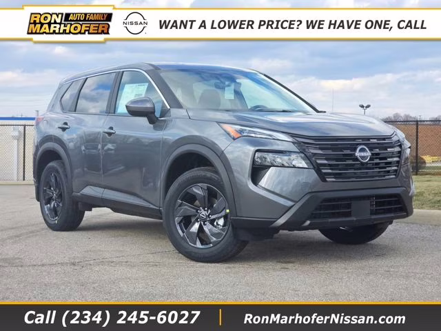 2026 Gun Metallic Nissan Rogue SV AWD SUV