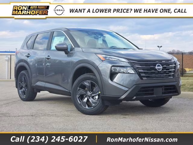2026 Gun Metallic Nissan Rogue SV AWD SUV