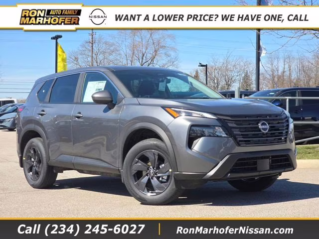 2026 Gun Metallic Nissan Rogue SV AWD SUV