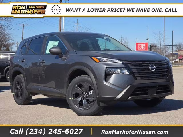 2026 Gun Metallic Nissan Rogue SV AWD SUV