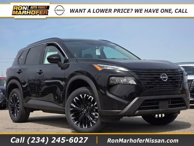 2026 Super Black Nissan Rogue Dark Armor AWD SUV