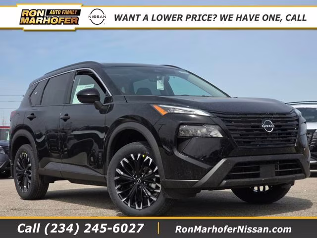 2026 Super Black Nissan Rogue Dark Armor AWD SUV