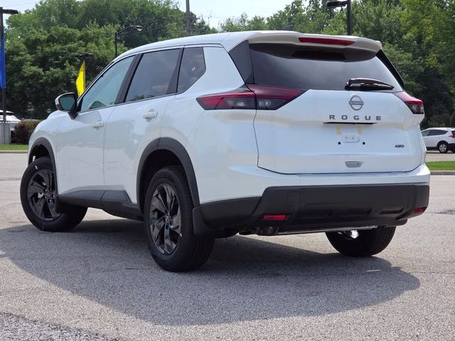 2026 Everest White Pearl Tricoat Nissan Rogue SV AWD SUV