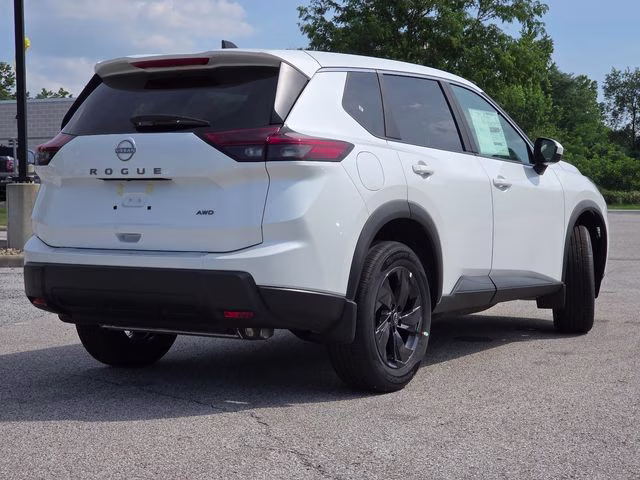 2026 Everest White Pearl Tricoat Nissan Rogue SV AWD SUV
