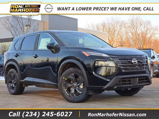 2026 Super Black Nissan Rogue SV AWD SUV