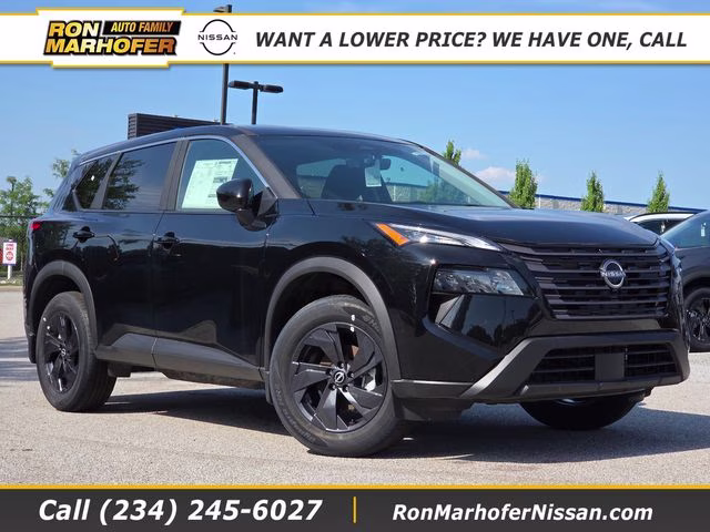 2026 Super Black Nissan Rogue SV AWD SUV