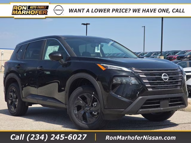 2026 Super Black Nissan Rogue SV AWD SUV