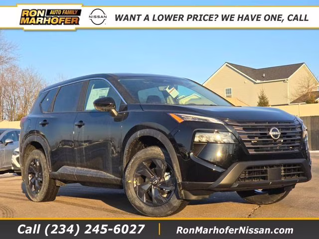 2026 Super Black Nissan Rogue SV AWD SUV