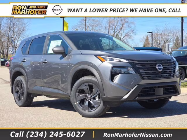 2026 Gun Metallic Nissan Rogue SV AWD SUV