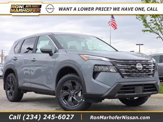 2026 Boulder Gray Pearl Nissan Rogue SV AWD SUV