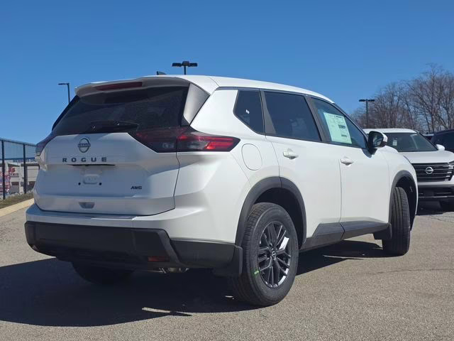 2026 Everest White Pearl Tricoat Nissan Rogue SV AWD SUV