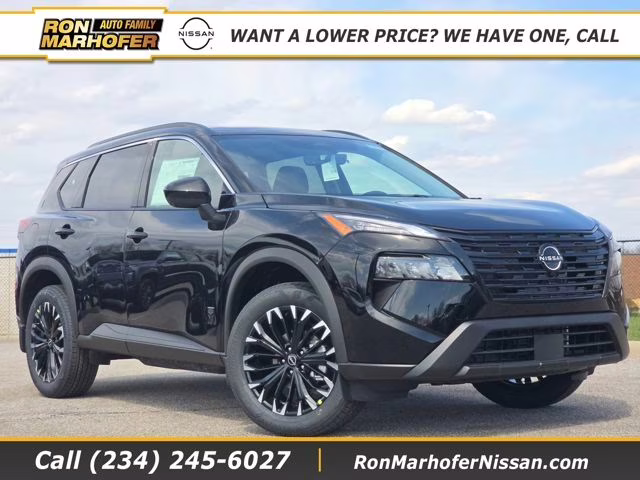 2026 Super Black Nissan Rogue Dark Armor AWD SUV