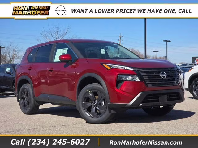 2026 Scarlet Ember Tintcoat Nissan Rogue SV AWD SUV