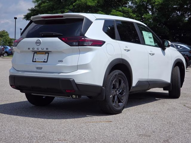 2026 Everest White Pearl Tricoat Nissan Rogue SV AWD SUV