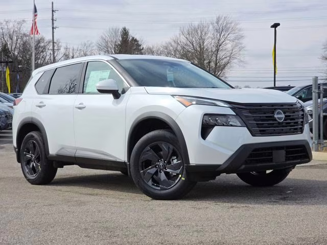 2026 Everest White Pearl Tricoat Nissan Rogue SV AWD SUV