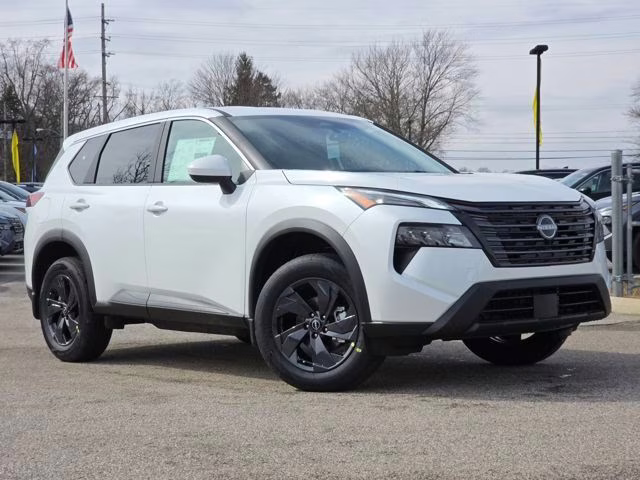 2026 Everest White Pearl Tricoat Nissan Rogue SV AWD SUV