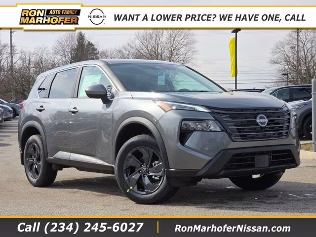 2026 Gun Metallic Nissan Rogue SV AWD SUV