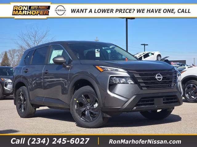 2026 Gun Metallic Nissan Rogue SV AWD SUV