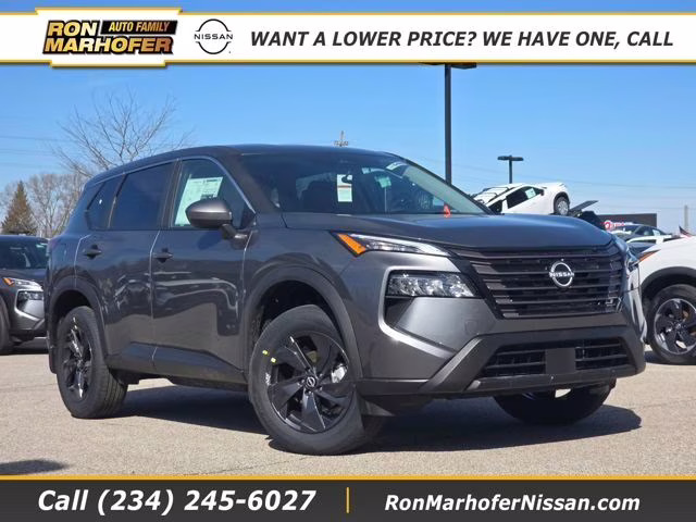 2026 Gun Metallic Nissan Rogue SV AWD SUV