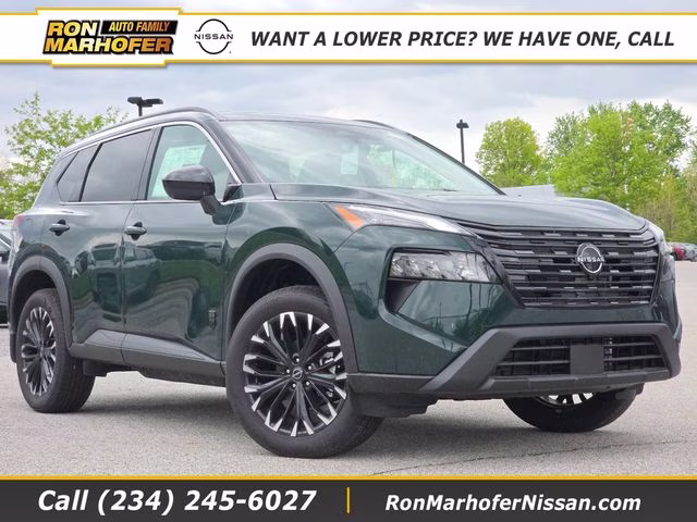 2026 Obsidian Green Nissan Rogue Dark Armor AWD SUV