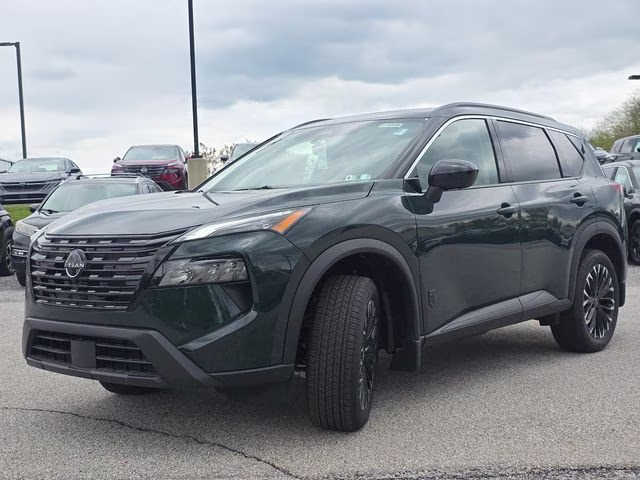 2026 Obsidian Green Nissan Rogue Dark Armor AWD SUV