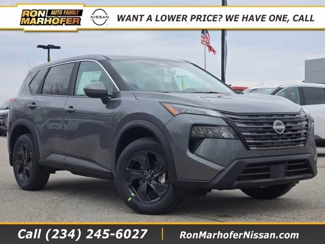 2026 Gun Metallic Nissan Rogue SV AWD SUV