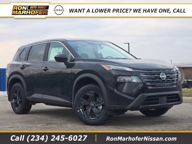 2026 Super Black Nissan Rogue SV AWD SUV