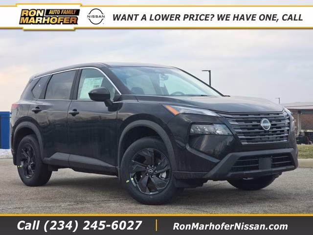 2026 Super Black Nissan Rogue SV AWD SUV