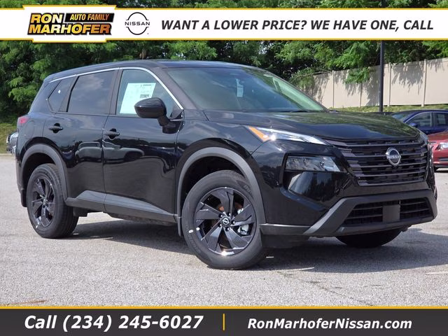 2026 Super Black Nissan Rogue SV AWD SUV