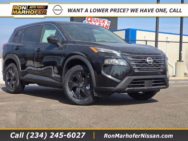 2026 Super Black Nissan Rogue SV AWD SUV