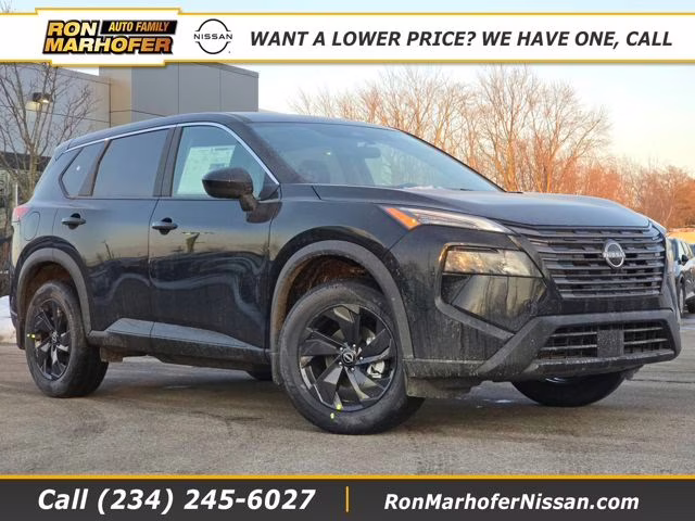 2026 Super Black Nissan Rogue SV AWD SUV