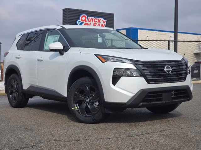 2026 Everest White Pearl Tricoat Nissan Rogue SV AWD SUV