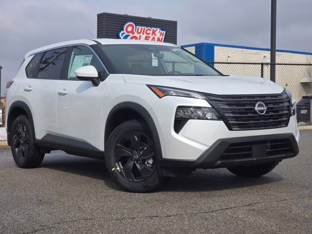 2026 Everest White Pearl Tricoat Nissan Rogue SV AWD SUV