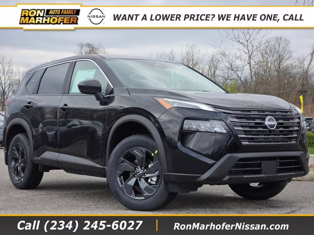 2026 Super Black Nissan Rogue SV AWD SUV