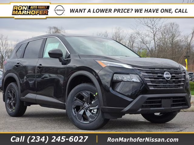 2026 Super Black Nissan Rogue SV AWD SUV