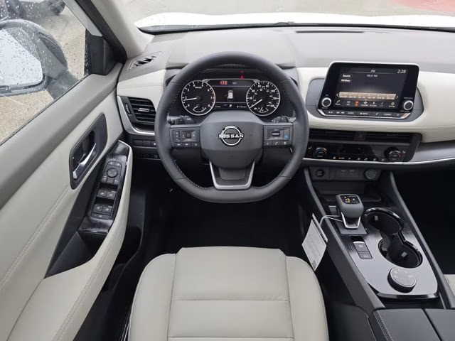 2026 Everest White Pearl Tricoat Nissan Rogue Dark Armor AWD SUV