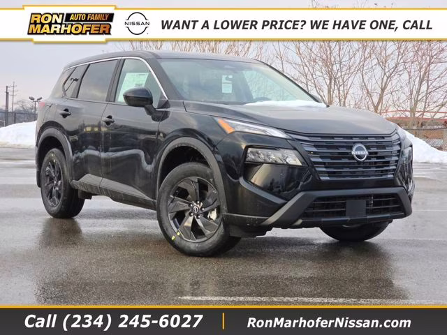 2026 Super Black Nissan Rogue SV AWD SUV