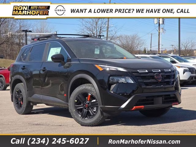 2026 Super Black Nissan Rogue Rock Creek AWD SUV