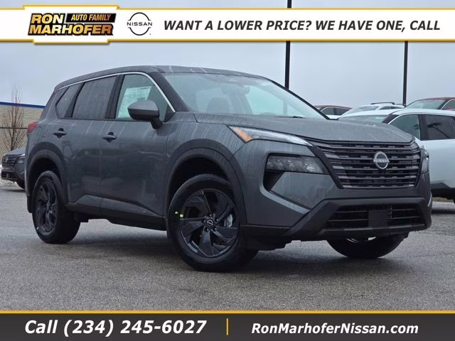 2026 Gun Metallic Nissan Rogue SV AWD SUV