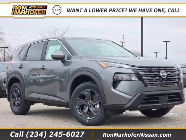 2026 Gun Metallic Nissan Rogue SV AWD SUV