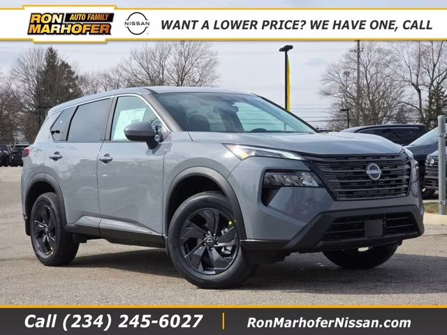 2026 Boulder Gray Pearl Nissan Rogue SV AWD SUV
