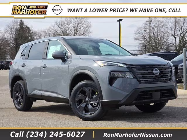 2026 Boulder Gray Pearl Nissan Rogue SV AWD SUV