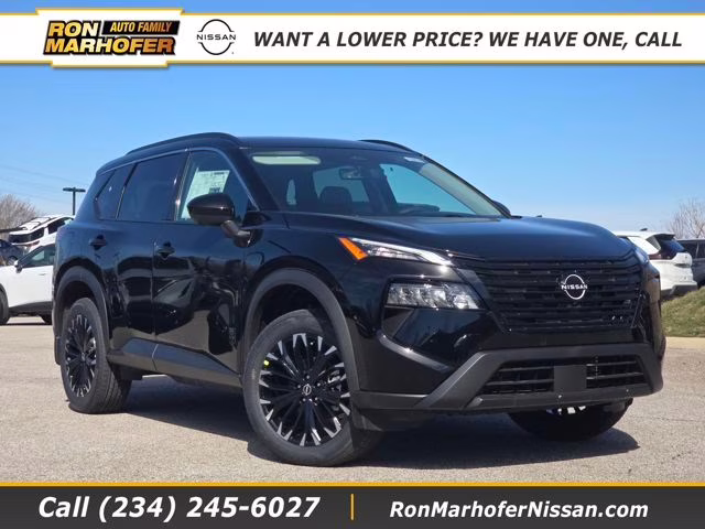 2026 Super Black Nissan Rogue Dark Armor AWD SUV