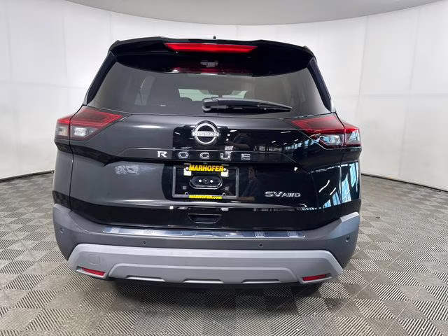 2023 Super Black Nissan Rogue SV AWD SUV